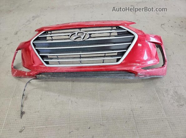 5NPD74LF0JH399050 2018 HYUNDAI ELANTRA Red Vista del compartimento del motor