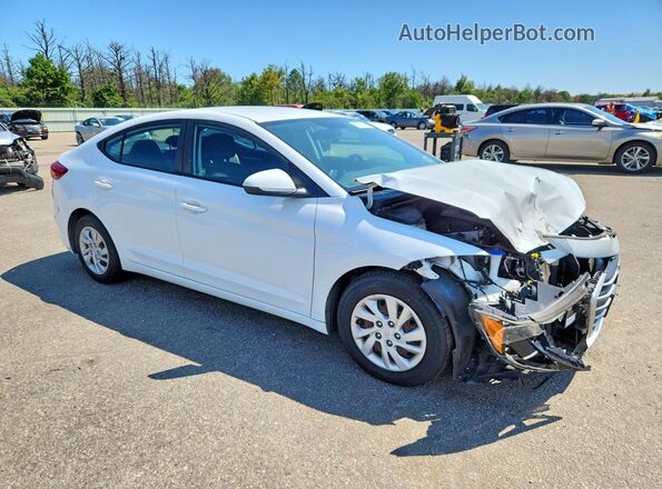 5NPD74LF0JH400441 2018 HYUNDAI ELANTRA White Front right