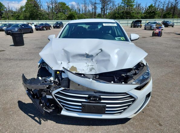 5NPD74LF0JH400441 2018 HYUNDAI ELANTRA White Front view