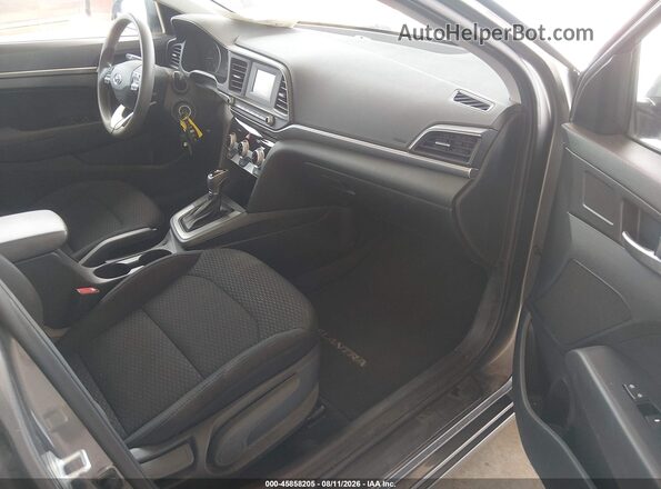 5NPD74LF0KH479711 2019 HYUNDAI ELANTRA Gray Vista interior delantera