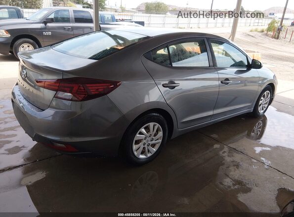 5NPD74LF0KH479711 2019 HYUNDAI ELANTRA Gray Trasero derecho