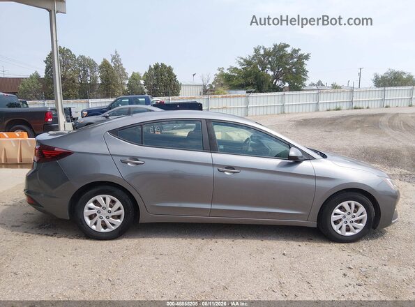 5NPD74LF0KH479711 2019 HYUNDAI ELANTRA Gray Vista interior trasera
