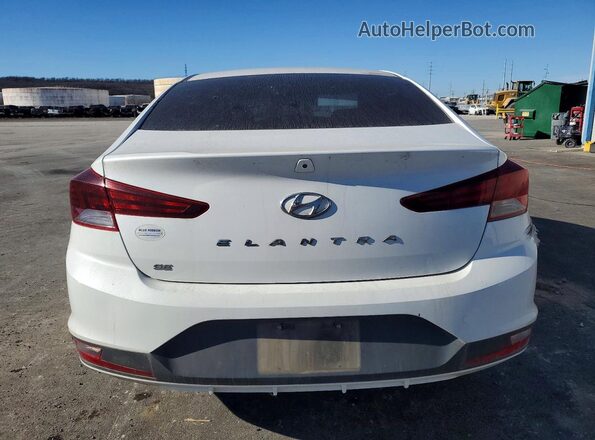 5NPD74LF0KH485122 2019 HYUNDAI ELANTRA White Vista trasera