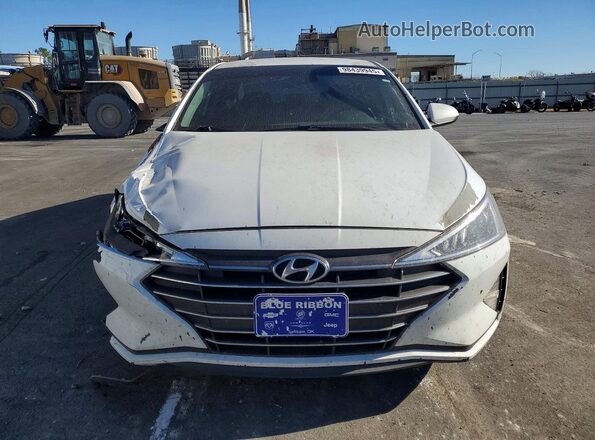 5NPD74LF0KH485122 2019 HYUNDAI ELANTRA White Vista frontal