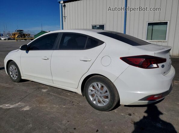 5NPD74LF0KH485122 2019 HYUNDAI ELANTRA White Trasero izquierdo