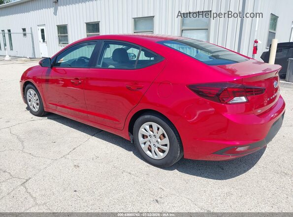 5NPD74LF0LH608919 2020 HYUNDAI ELANTRA Красный Задняя левая четверть