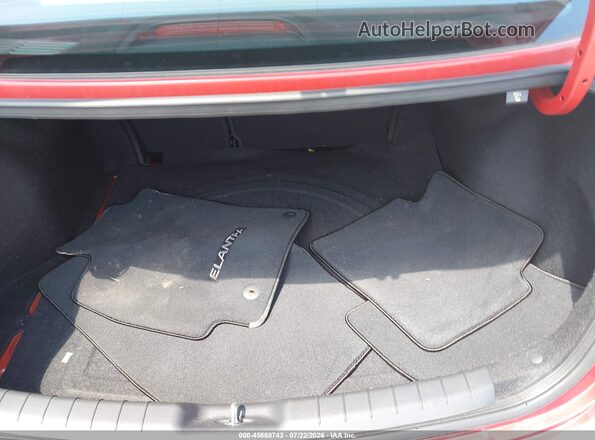 5NPD74LF0LH608919 2020 HYUNDAI ELANTRA Красный Вид щитка приборов