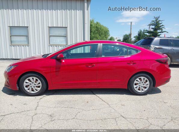 5NPD74LF0LH608919 2020 HYUNDAI ELANTRA Красный 