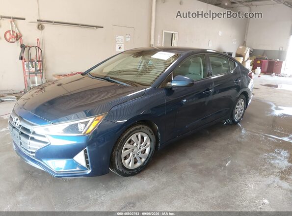 5NPD74LF0LH611304 2020 HYUNDAI ELANTRA Blue Передня ліва чверть