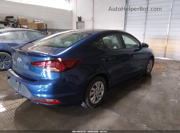 5NPD74LF0LH611304 2020 HYUNDAI ELANTRA Blue Задня права чверть