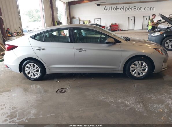 5NPD74LF0LH612520 2020 HYUNDAI ELANTRA Silver Rear interior view