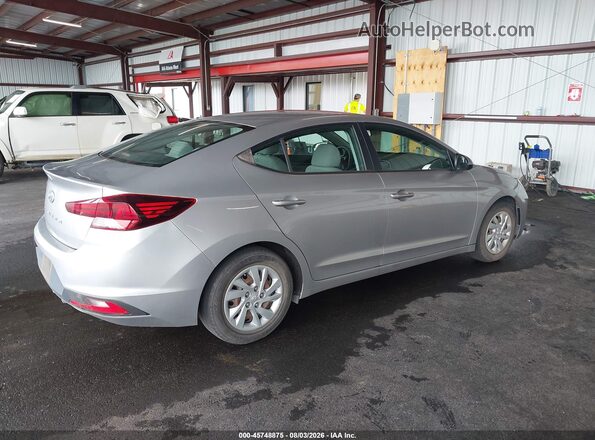 5NPD74LF0LH615241 2020 HYUNDAI ELANTRA Silver უკანა მარჯვენა