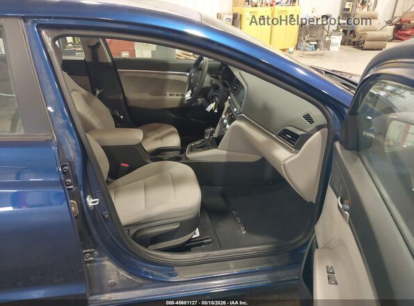 5NPD74LF0LH617295 2020 HYUNDAI ELANTRA Blue Vista interior delantera