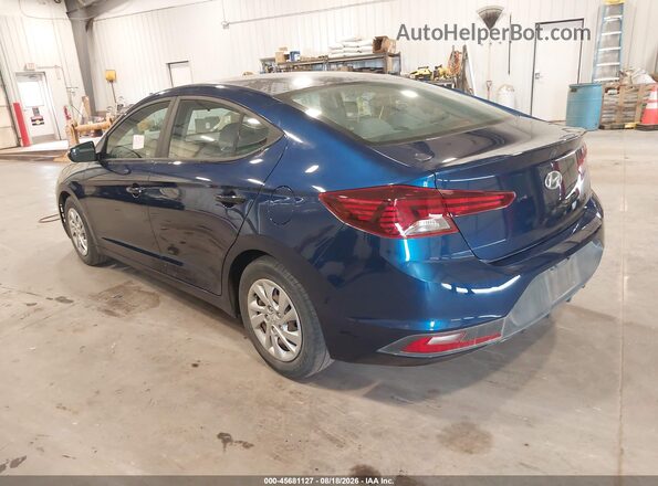 5NPD74LF0LH617295 2020 HYUNDAI ELANTRA Blue Trasero izquierdo