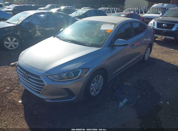 5NPD74LF1HH076006 2017 HYUNDAI ELANTRA Серый Передняя левая четверть