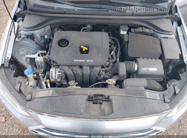 5NPD74LF1HH076006 2017 HYUNDAI ELANTRA Серый Вид сзади