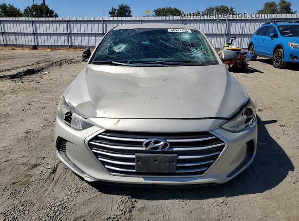 5NPD74LF1HH164778 2017 HYUNDAI ELANTRA Beige Вид спереду