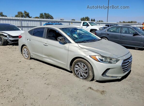 5NPD74LF1HH164778 2017 HYUNDAI ELANTRA Beige Передня права чверть