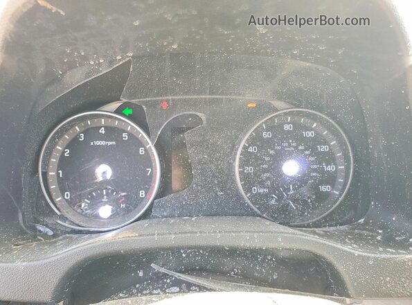 5NPD74LF1HH164778 2017 HYUNDAI ELANTRA Beige Вид щитка приладів