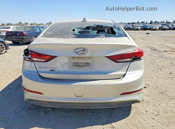 5NPD74LF1HH164778 2017 HYUNDAI ELANTRA Beige Вид ззаду
