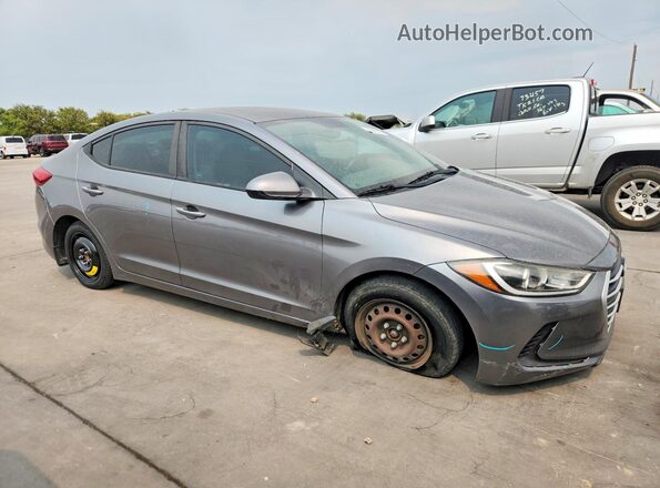 5NPD74LF1JH332926 2018 HYUNDAI ELANTRA Gray Front right