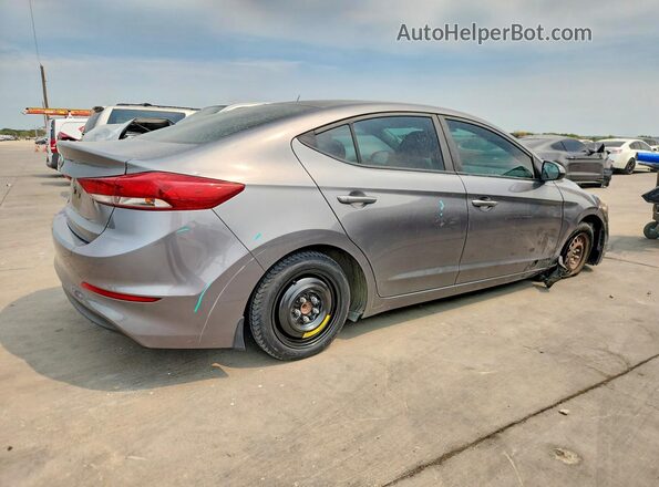 5NPD74LF1JH332926 2018 HYUNDAI ELANTRA Gray Rear right