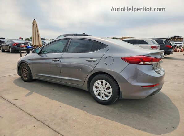 5NPD74LF1JH332926 2018 HYUNDAI ELANTRA Gray Rear left