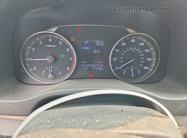 5NPD74LF1JH332926 2018 HYUNDAI ELANTRA Gray Instrument cluster view
