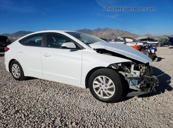 5NPD74LF1JH355784 2018 HYUNDAI ELANTRA White Передня права чверть