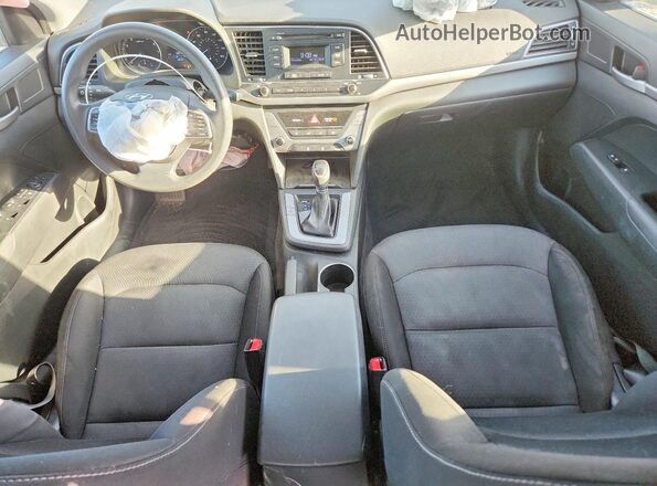 5NPD74LF1JH355784 2018 HYUNDAI ELANTRA White Вид панелі приладів