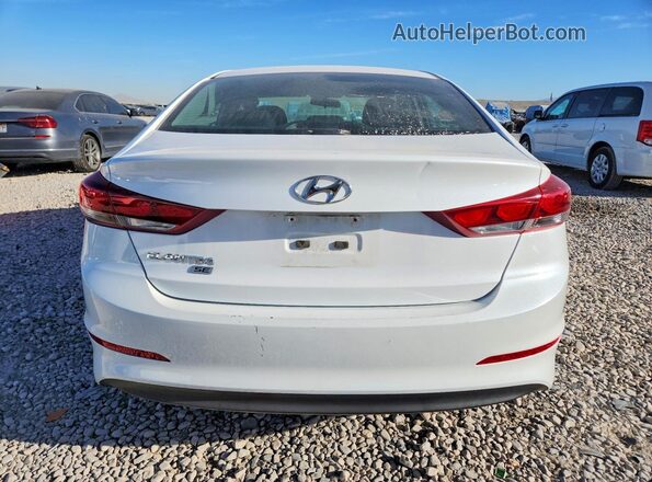 5NPD74LF1JH355784 2018 HYUNDAI ELANTRA White Вид ззаду
