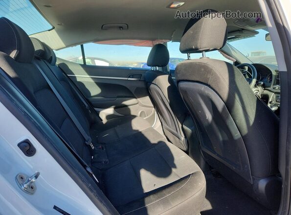 5NPD74LF1JH355784 2018 HYUNDAI ELANTRA White Вид задніх сидінь