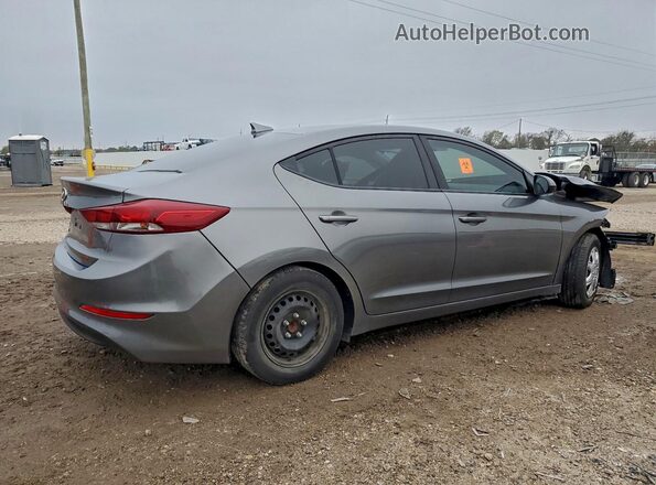 5NPD74LF1JH383312 2018 HYUNDAI ELANTRA Серый Задняя правая четверть