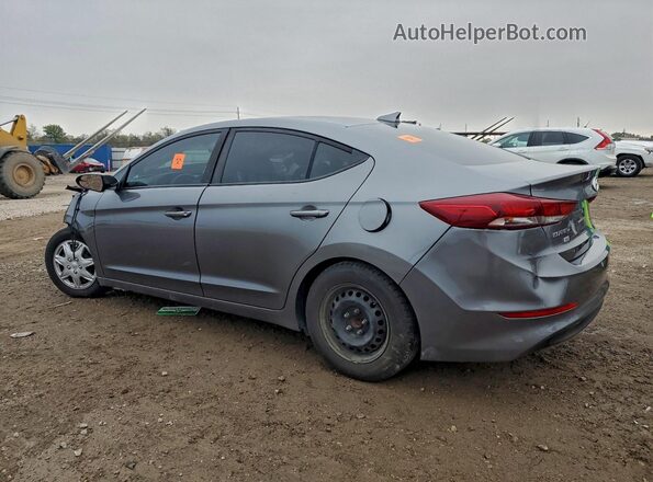 5NPD74LF1JH383312 2018 HYUNDAI ELANTRA Серый Задняя левая четверть