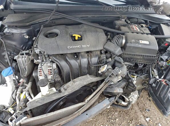 5NPD74LF1JH383312 2018 HYUNDAI ELANTRA Серый Вид задней части салона