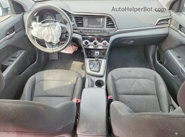 5NPD74LF1KH432459 2019 HYUNDAI ELANTRA Silver Вид панелі приладів