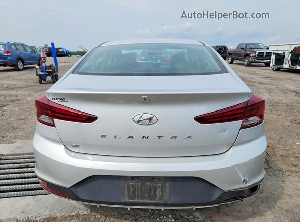 5NPD74LF1KH432459 2019 HYUNDAI ELANTRA Silver Вид ззаду