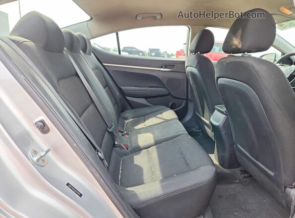 5NPD74LF1KH432459 2019 HYUNDAI ELANTRA Silver Вид задніх сидінь