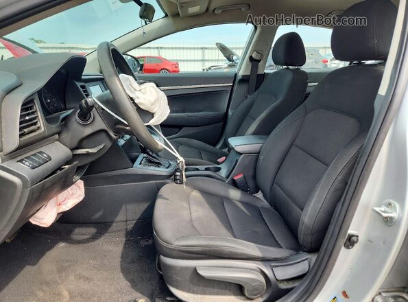 5NPD74LF1KH432459 2019 HYUNDAI ELANTRA Silver Вид салону спереду