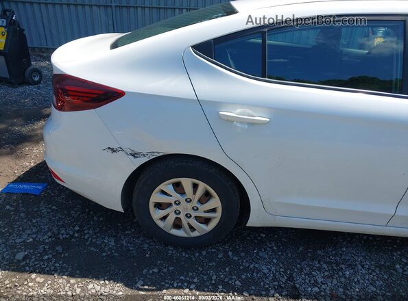 5NPD74LF1KH443588 2019 HYUNDAI ELANTRA White Vista frontal