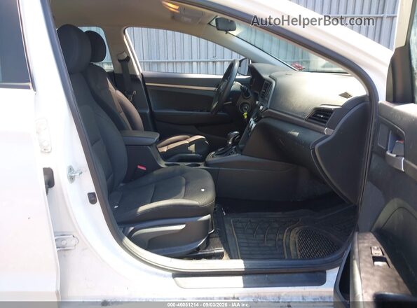 5NPD74LF1KH443588 2019 HYUNDAI ELANTRA White Vista interior delantera