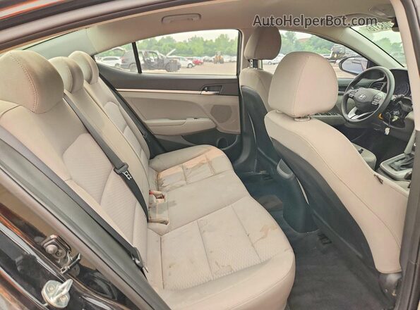 5NPD74LF1LH529064 2020 HYUNDAI ELANTRA Черный Вид задних сидений