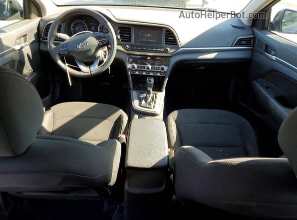 5NPD74LF1LH548892 2020 HYUNDAI ELANTRA Черный Вид панели приборов