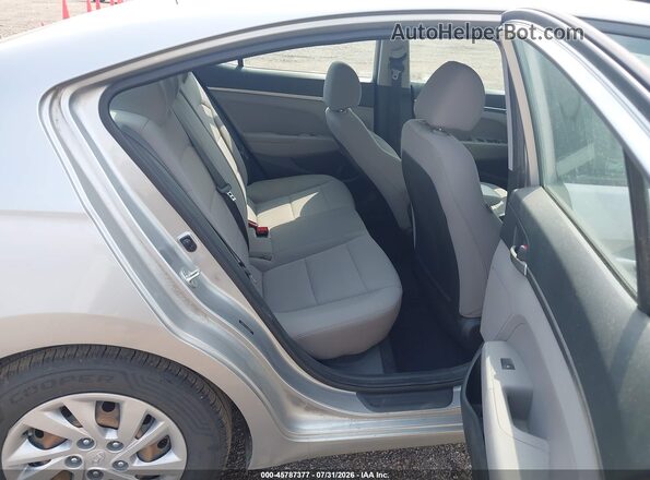 5NPD74LF1LH600988 2020 HYUNDAI ELANTRA Silver Widok naklejki z numerem VIN