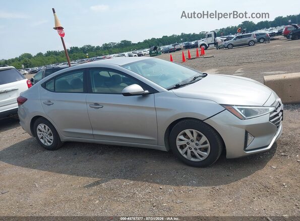 5NPD74LF1LH600988 2020 HYUNDAI ELANTRA Silver Widok wnętrza z tyłu