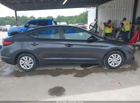 5NPD74LF1LH603468 2020 HYUNDAI ELANTRA Серый Вид задней части салона