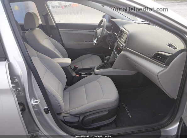 5NPD74LF1LH604135 2020 HYUNDAI ELANTRA Silver Widok wnętrza z przodu
