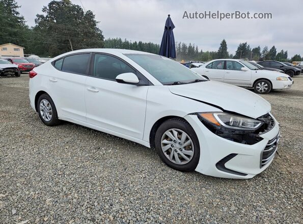 5NPD74LF2HH057822 2017 HYUNDAI ELANTRA White Delantero derecho