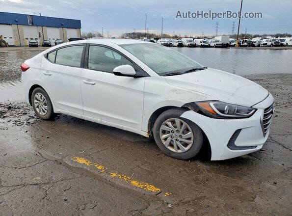 5NPD74LF2HH128226 2017 HYUNDAI ELANTRA White წინა მარჯვენა