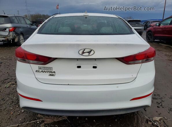 5NPD74LF2HH128226 2017 HYUNDAI ELANTRA White უკანა ხედი